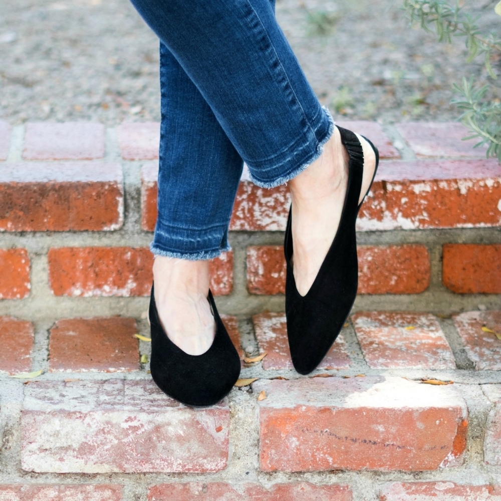 Everlane V Slingback Flats